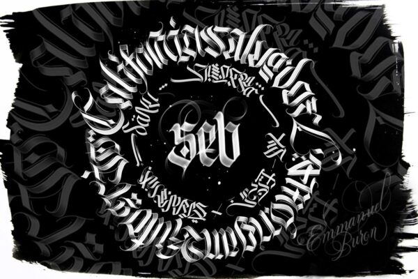 Blackletter Brush for Procreate